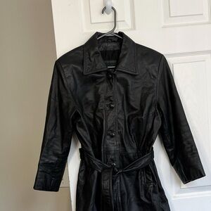 Danier Black Leather Jacket